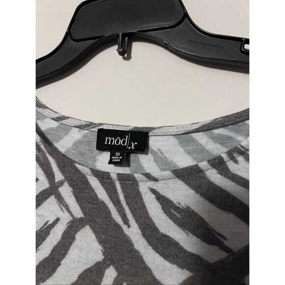 Modx Zebra Print Dress 3X - Picture 2 of 7